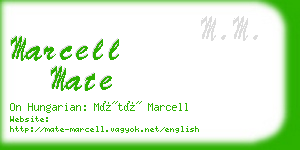 marcell mate business card